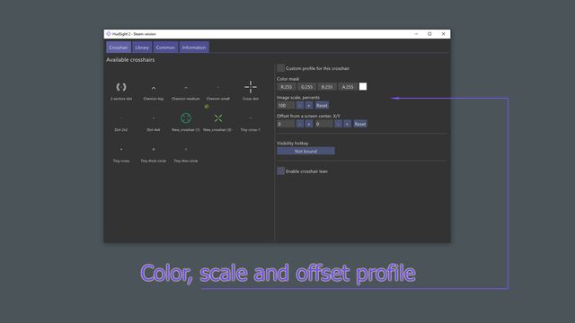 HudSight - crosshair overlay 1