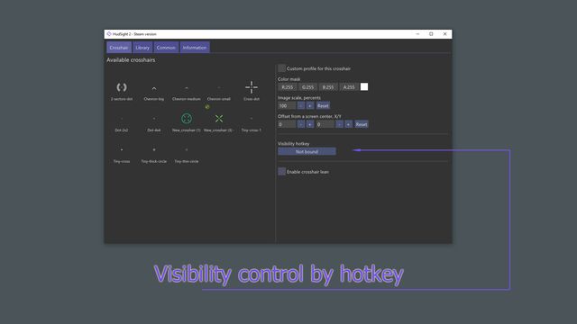 HudSight - crosshair overlay 2