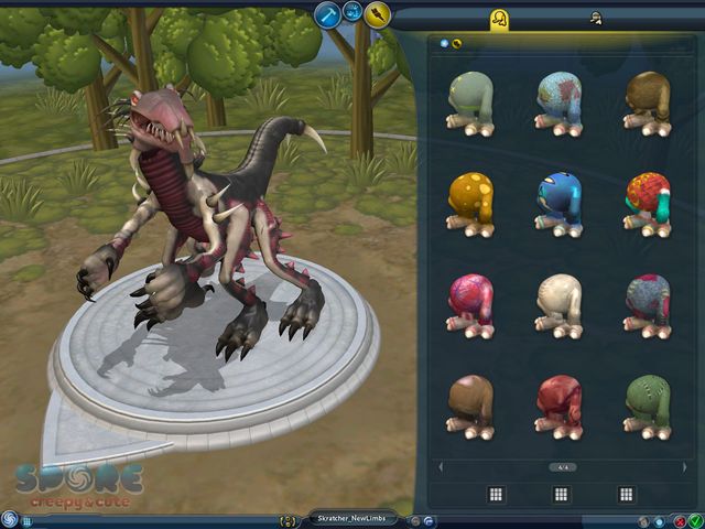 SPORE™ Creepy & Cute Parts Pack 4
