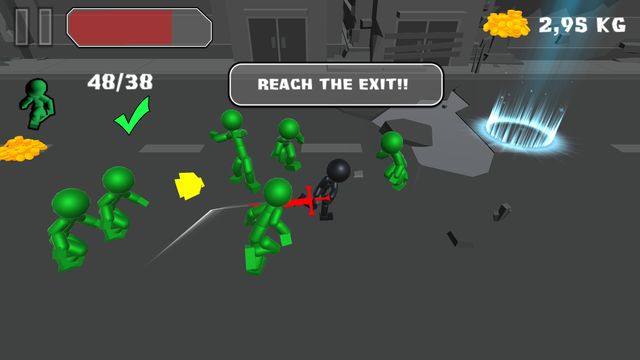 Stickman Killing Zombie 1