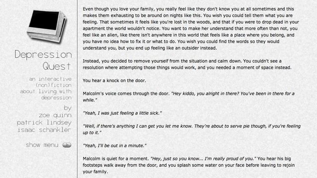 Depression Quest 1