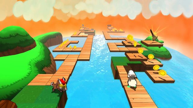 Goats on a Bridge 1