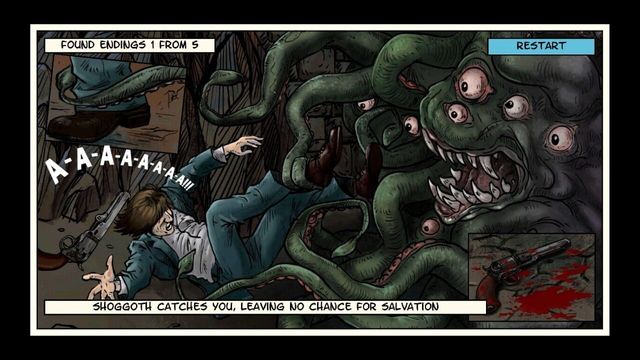 Lovecraft Quest: A Comix Game 4