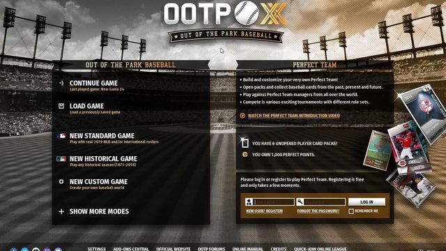 Out of the Park Baseball 20 1
