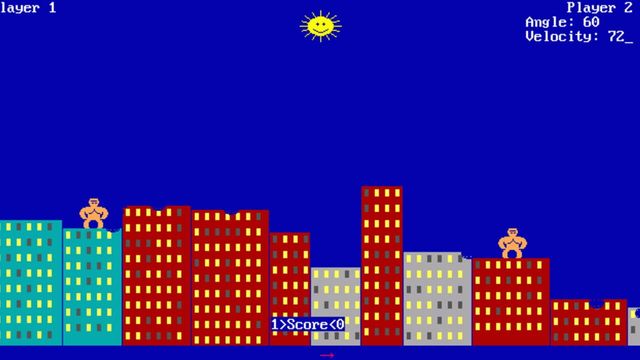 Qbasic Gorillas 2