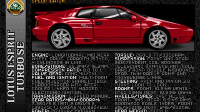 Lotus Esprit Turbo Challenge 3