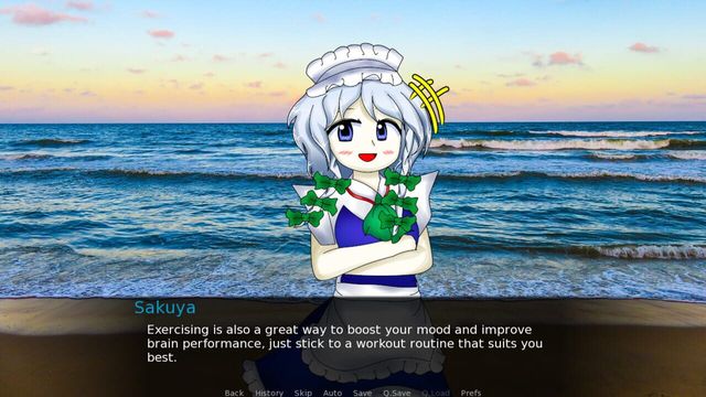 Sakuya Izayoi Gives You Advice and Dabs 3