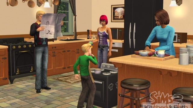 The Sims 2: Kitchen & Bath Interior Design Stuff 2