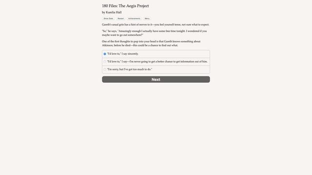 180 Files: The Aegis Project 1