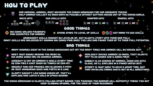Gimmick in the Chaos Dimension 2