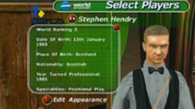 World Championship Snooker 2003 1
