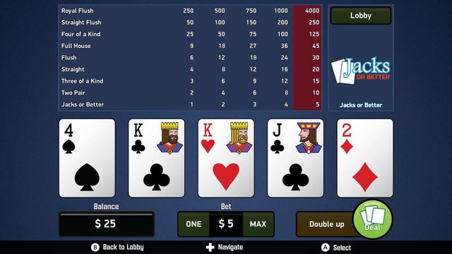 Jacks or Better: Video Poker 4