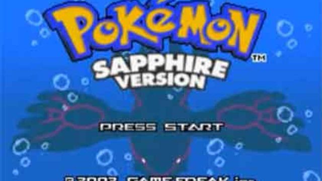 Pokémon Sapphire Version 3