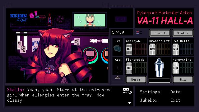 VA-11 Hall-A: Cyberpunk Bartender Action 3