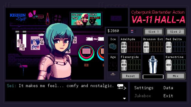 VA-11 Hall-A: Cyberpunk Bartender Action 6