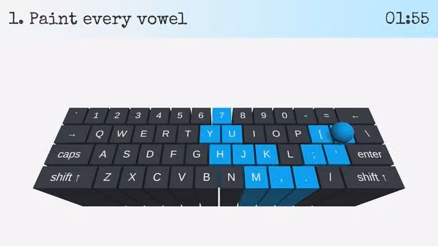 On Key Up: A Game for Keyboards 1