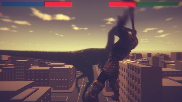 Monkey vs. Dino 1
