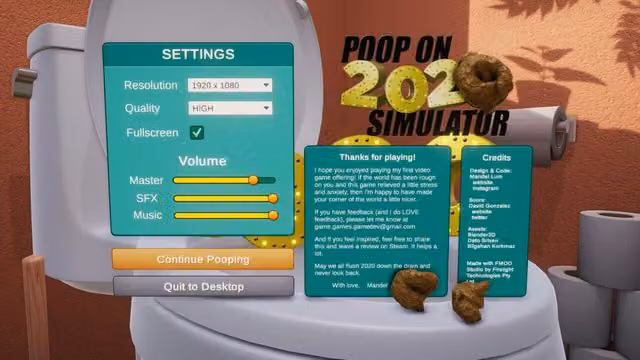 Poop on 2020 Simulator 2