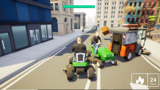 Lawnmower Game: Battle 2