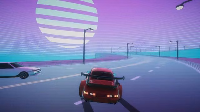 RetroDrift: Retrowave Online Road 4