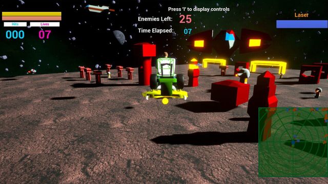 Lawnmower Game: Space Fight 5
