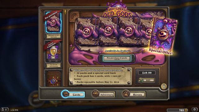 Hearthstone: Whispers of Old Gods 5