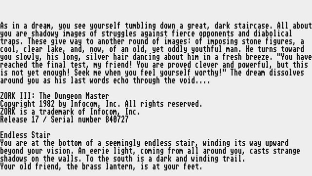 Zork III: The Dungeon Master 1