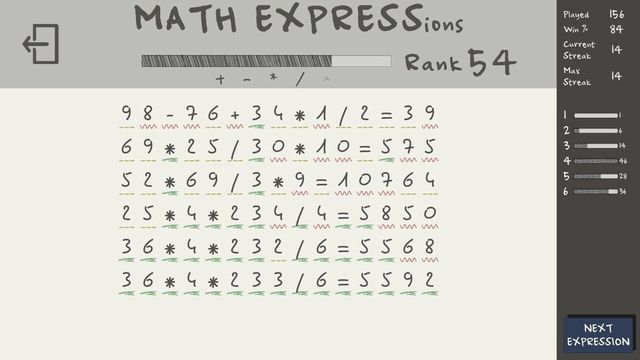 Math Expressions 5