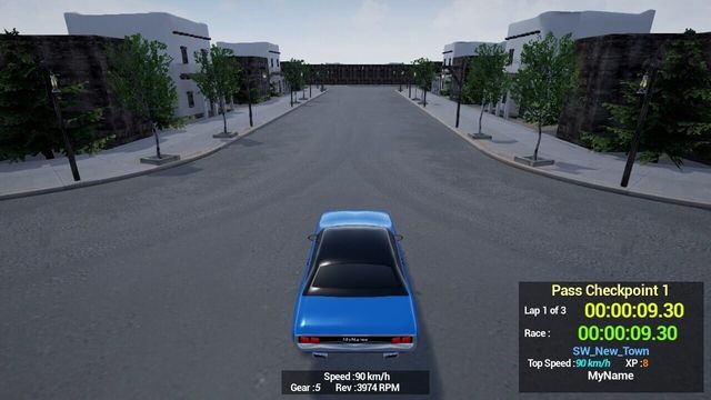 Maze Workout: Western Lost Solo Car Racer 1