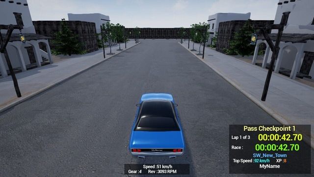 Maze Workout: Western Lost Solo Car Racer 3