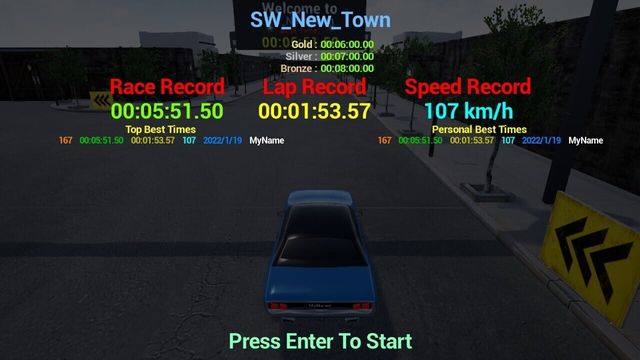 Maze Workout: Western Lost Solo Car Racer 4