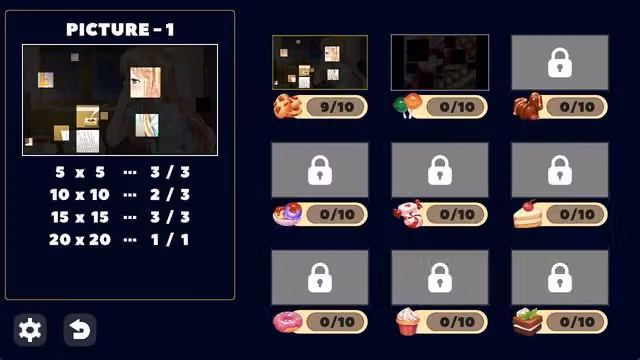 Nonogram: Girl's Sweets 3