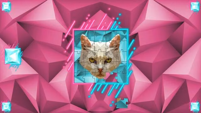 Poly Jigsaw: Cats 4