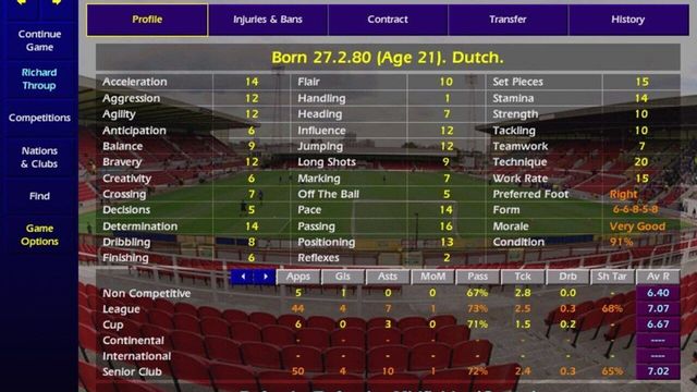 Championship Manager: Season 00/01 4