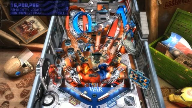 Pinball FX2: Marvel Civil War 1