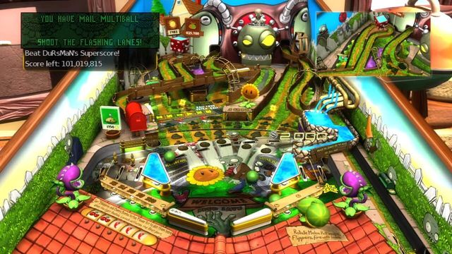 Pinball FX2: Plants vs. Zombies 2