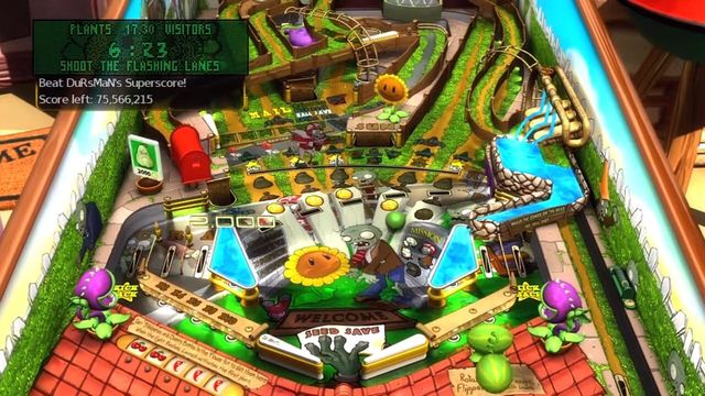 Pinball FX2: Plants vs. Zombies 3