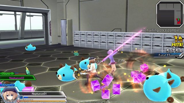 Megatagmension Blanc + Neptune VS Zombies 2