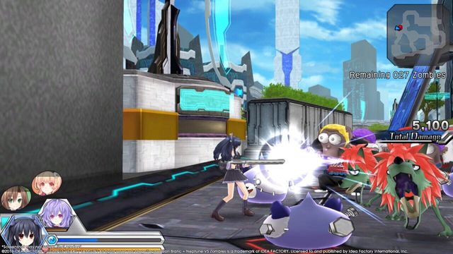 Megatagmension Blanc + Neptune VS Zombies 5