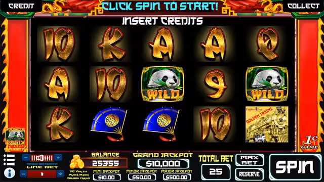 Panda Magix: Golden Trains Edition - Slots 1