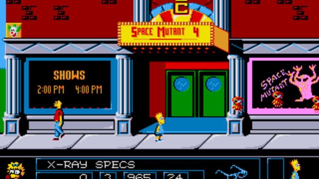 The Simpsons: Bart vs. The Space Mutants 1