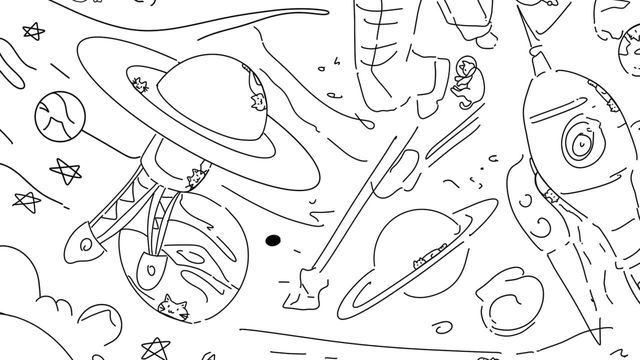 100 Space Cats 3