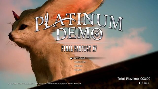 Platinum Demo: Final Fantasy XV 3