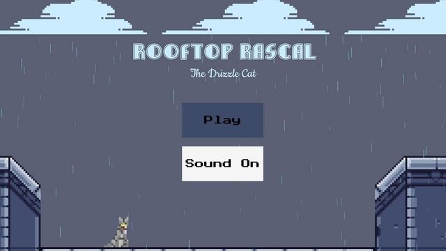 Rooftop Rascal: The Drizzle Cat 1