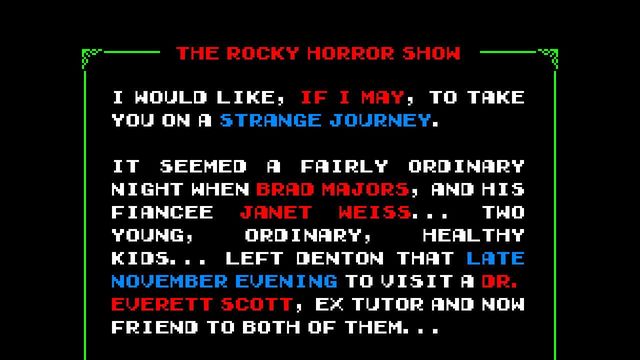 The Rocky Horror Show Video Game 2