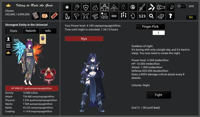 Idling to Rule the Gods 1