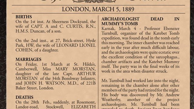 Sherlock Holmes Consulting Detective: The Case of the Mummy's Curse 2