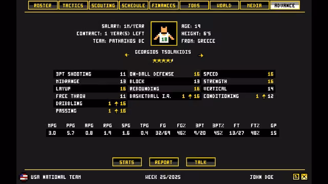 Retro Basketball Manager 2