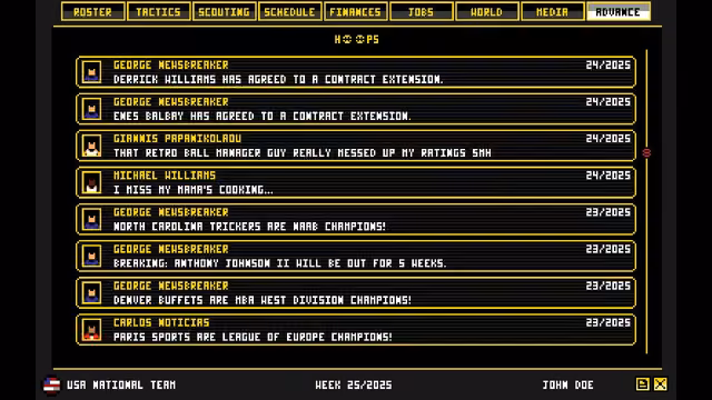 Retro Basketball Manager 4