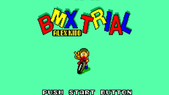 Alex Kidd: BMX Trial 1